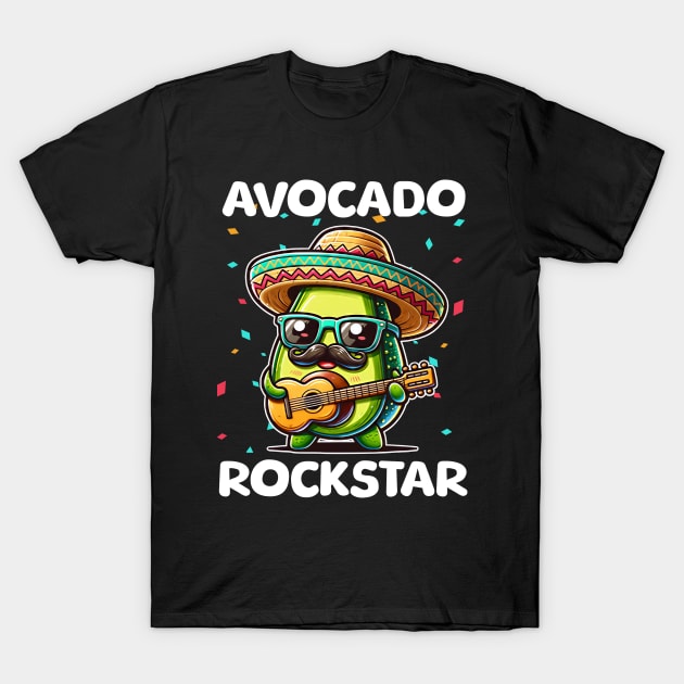Avocado Rockstar T-Shirt by Odetee
